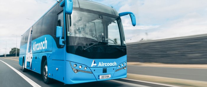 Aircoach Bus to Belfast from City Centre