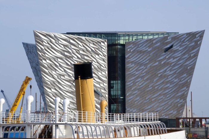 Exterior of Titanic Exhibition and Visitor Centre Belfast