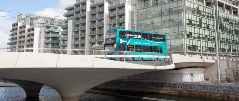Airlink Express Bus in Docklands
