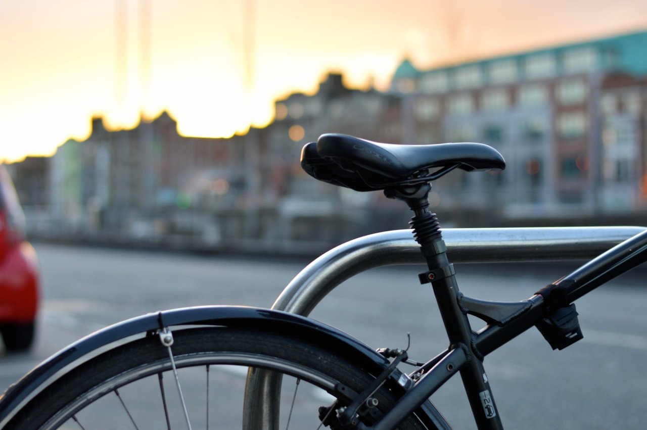 Push bike in Dublin city 