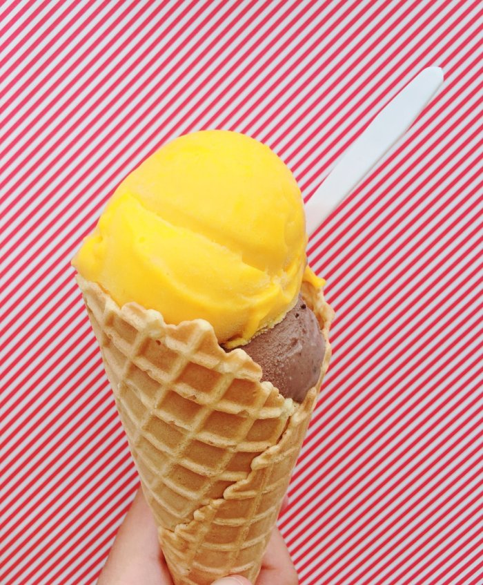 yellow icecream