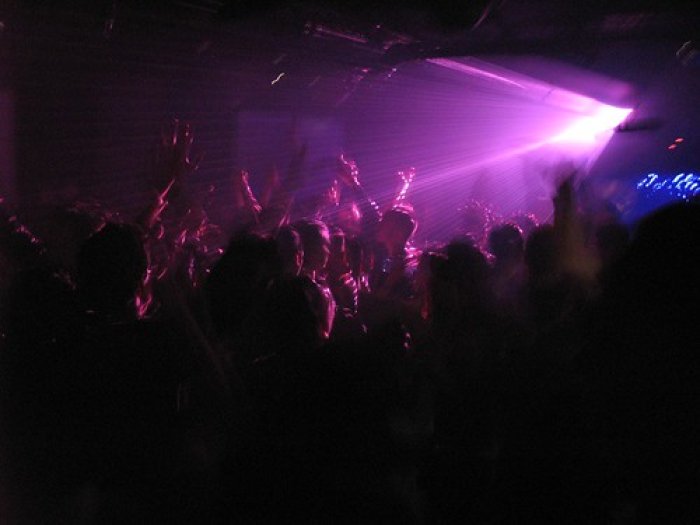 dancing in nightclub 