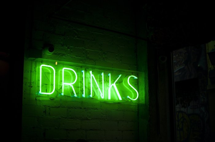 drinks sign