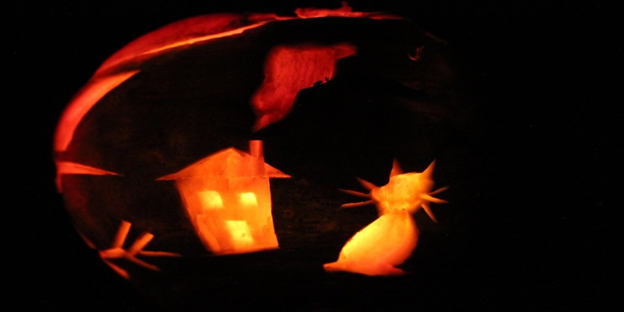 halloween turnip carvings