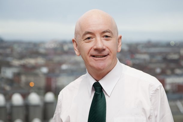 Qualified Dublin's City guide Aaron with panoramic view of Dublin