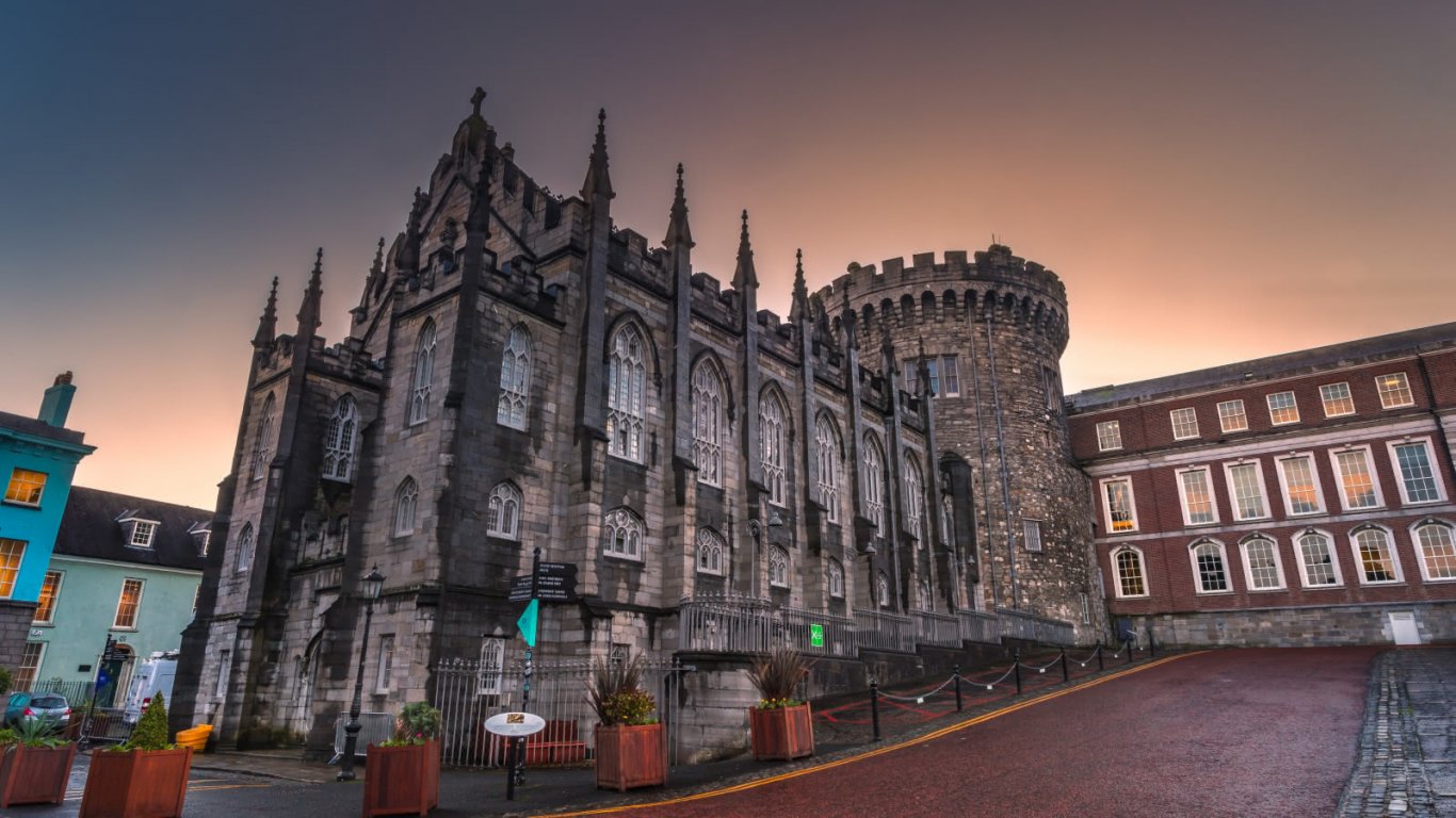 Dublin Castle at Dusk