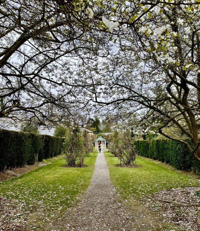 Farlmeigh Estate by César Dive garden pathway in Farmleigh Estate