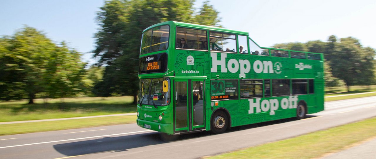 Open top bus -  Live German Tour