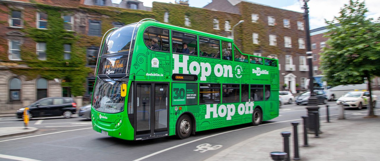 HopOn HopOff bus Tour Dublin city Open Top Bus Book Now