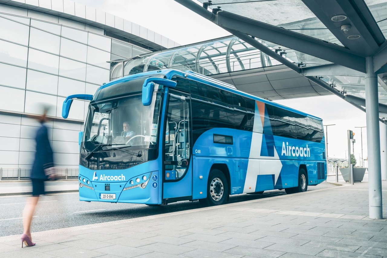 Aircoach parked