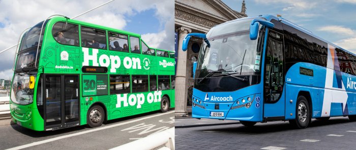 two buses in dublin
