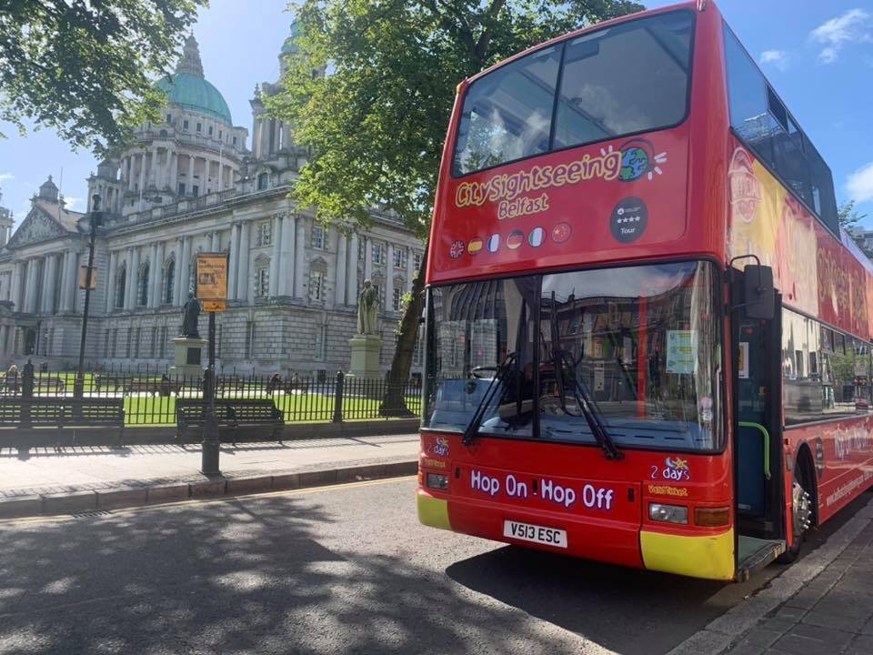 Belfast Hop On Hop Off Bus Tour at City Hall