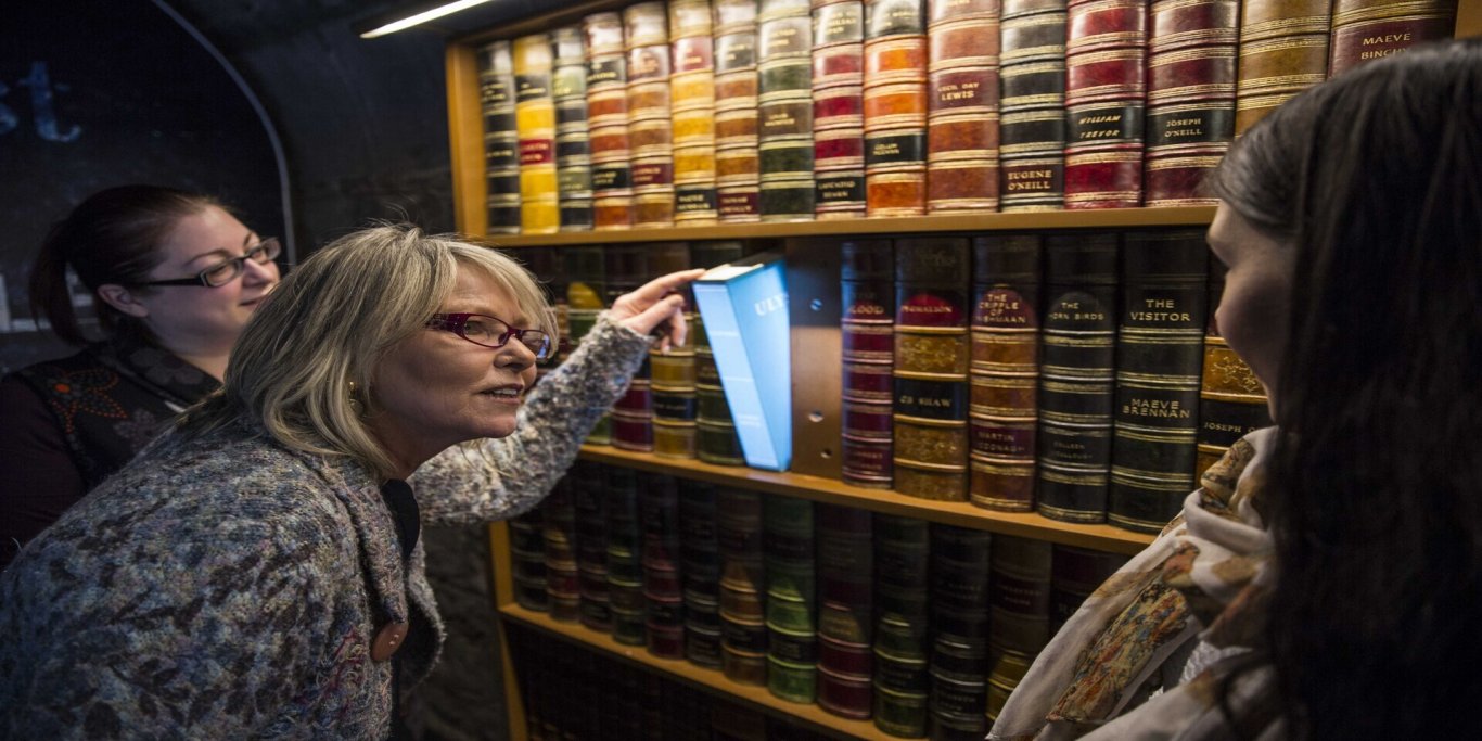 EPIC Museum guests exploring irish history