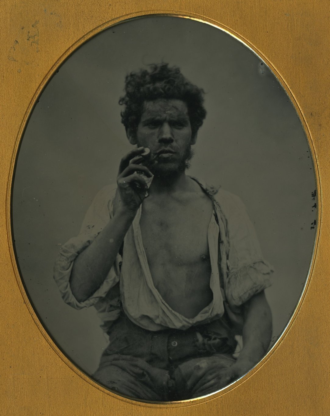 irish labourer from the famine time
