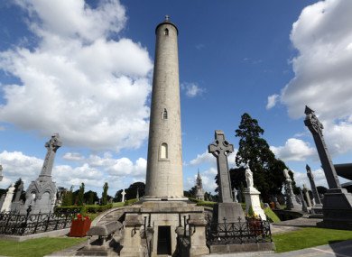 O'Connell Monument and Round Tower at Glasnevin
