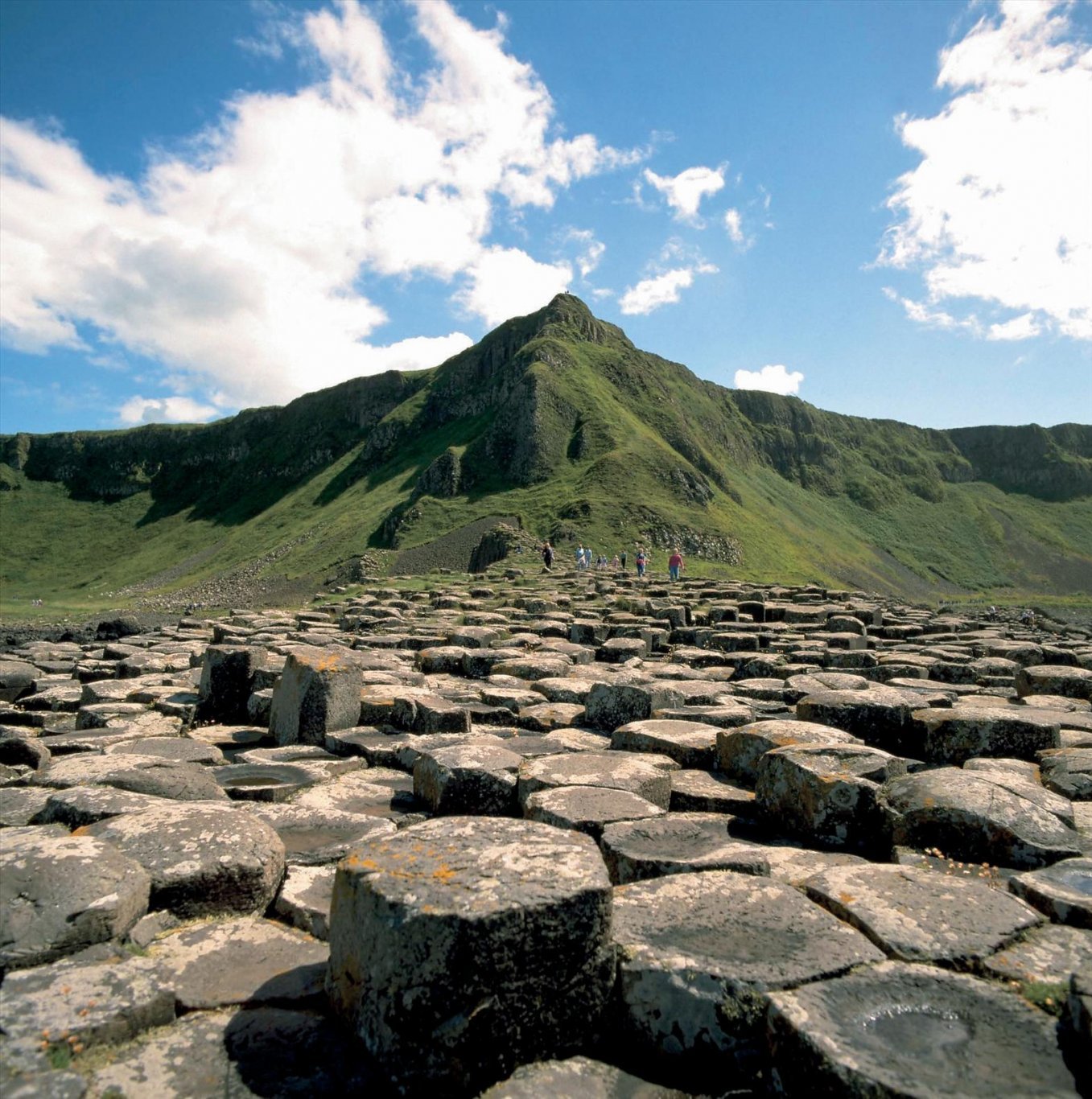 Giant's Causeway on clear day