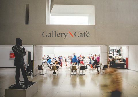 Hallway and Restaurant at National Gallery of Ireland
