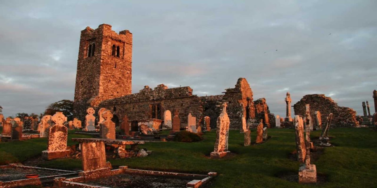 hill of tara at sunset