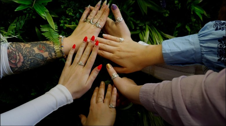 Silverworks visitors at the cladagh workshop
