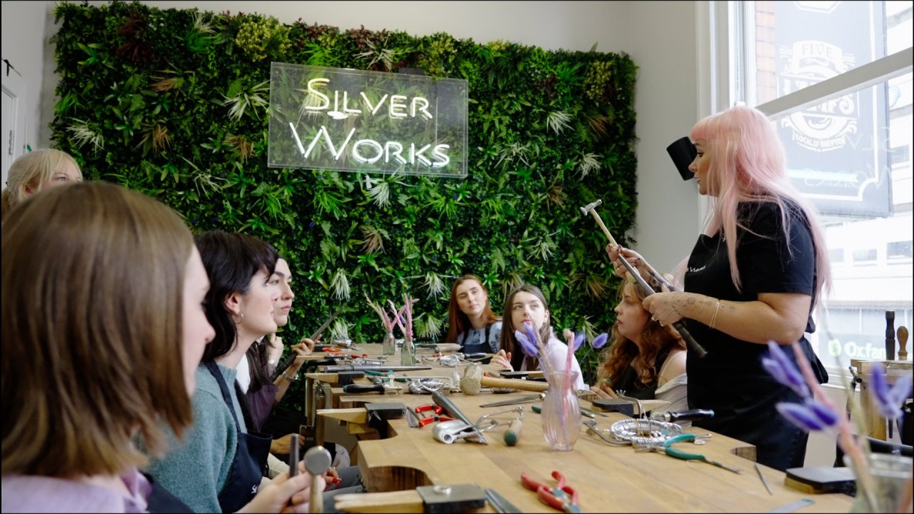 action shot from workshop 