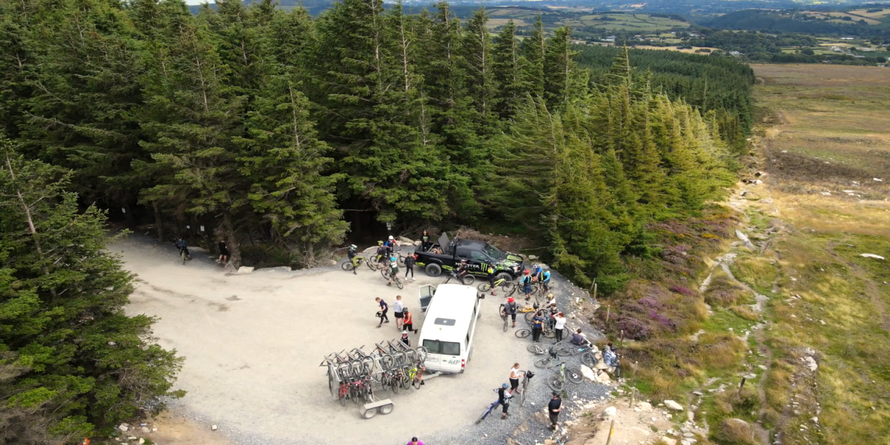group of riders at the gap