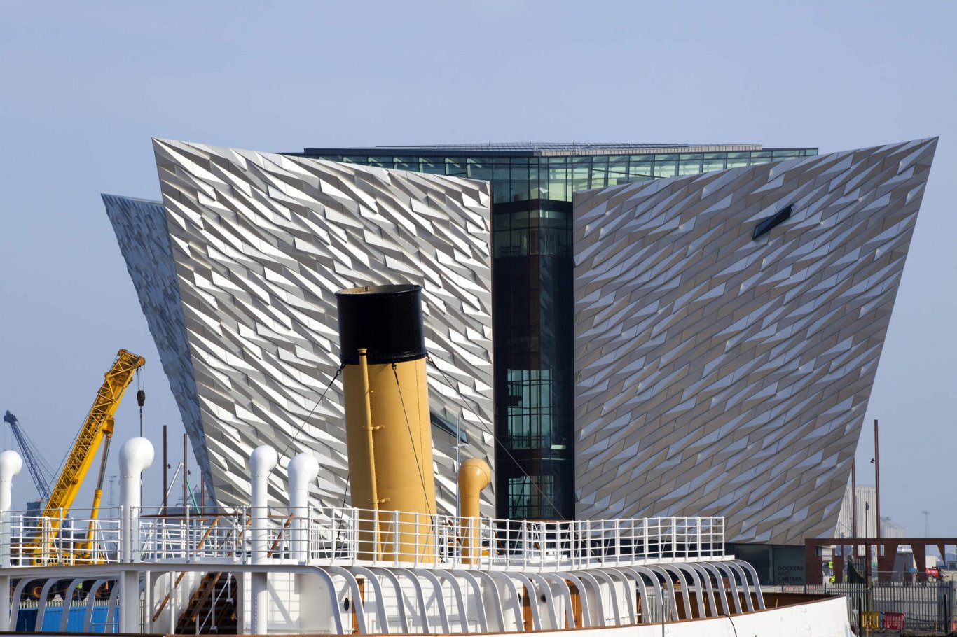 Exterior of Titanic Exhibition and Visitor Centre Belfast