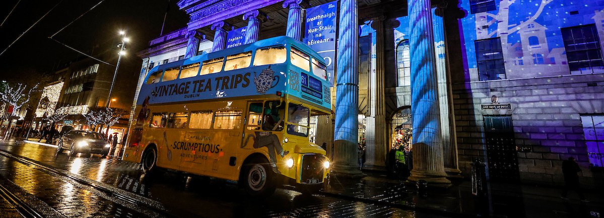 vintage tea trip christmas tour at gpo dublin city ireland