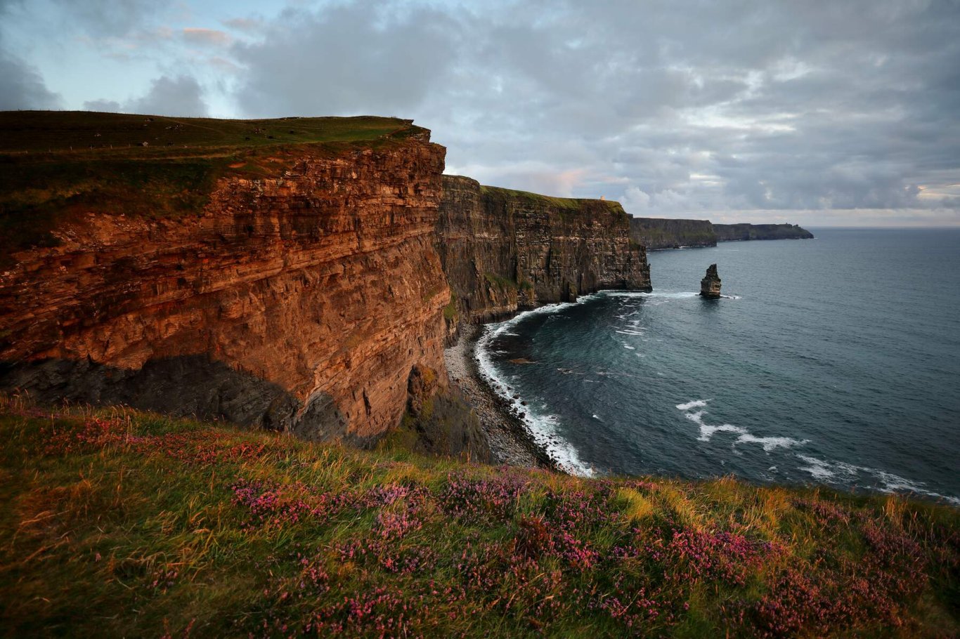 cliffs of moher, co. claire, ireland, wild atlantic way