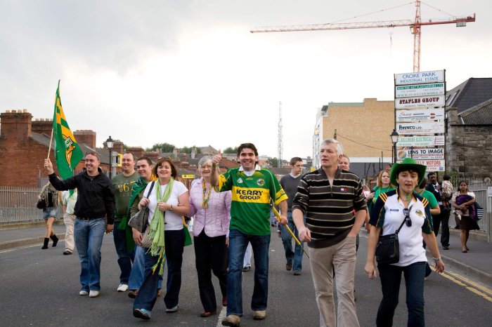 GAA fans in dublin