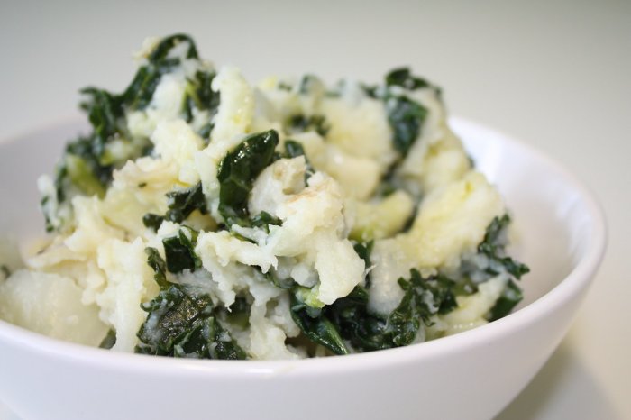 colcannon dish served in a bowl 